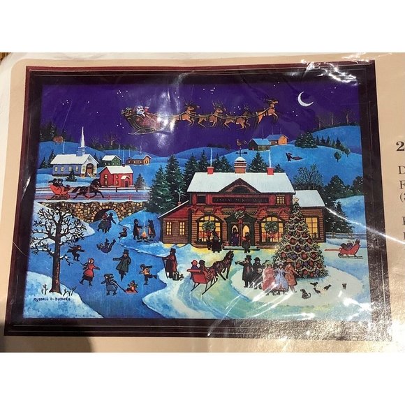 Vintage 1987 The Creative Circle 2254 and 2325 Christmas embroidery kits - Picture 2 of 7